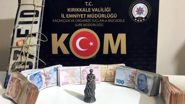 Kırıkkale'de,  Tarihi eser yakalandı
