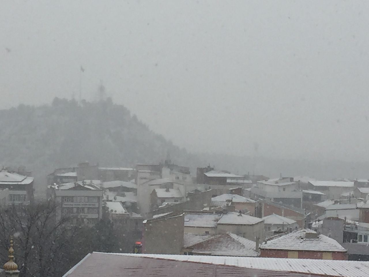 Kırıkkale’de, Kar yağışı etkili oluyor 