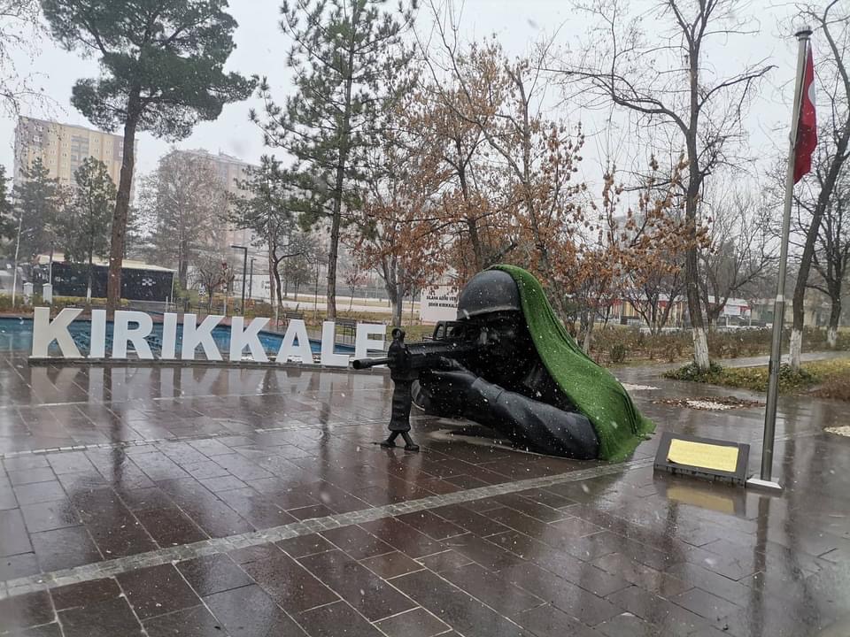 Ve Kırıkkale’de, Kar Yağışı Başladı