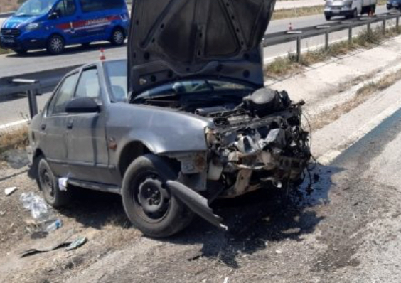 Kırıkkale’de, Trafik kazası 4 yaralı