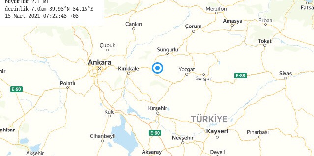 Kırıkkale, Delice’de Deprem 
