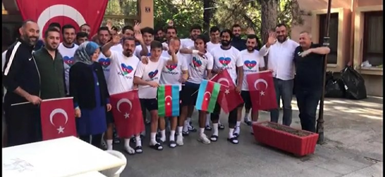 Kırıkkalespor’a Kardeş ülkeye Bayrak Günü jesti