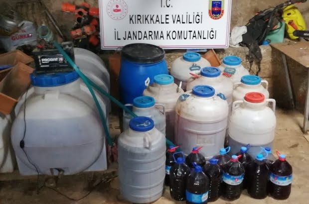 Kırıkkale'de 2 bin litre kaçak şarap ele geçirildi