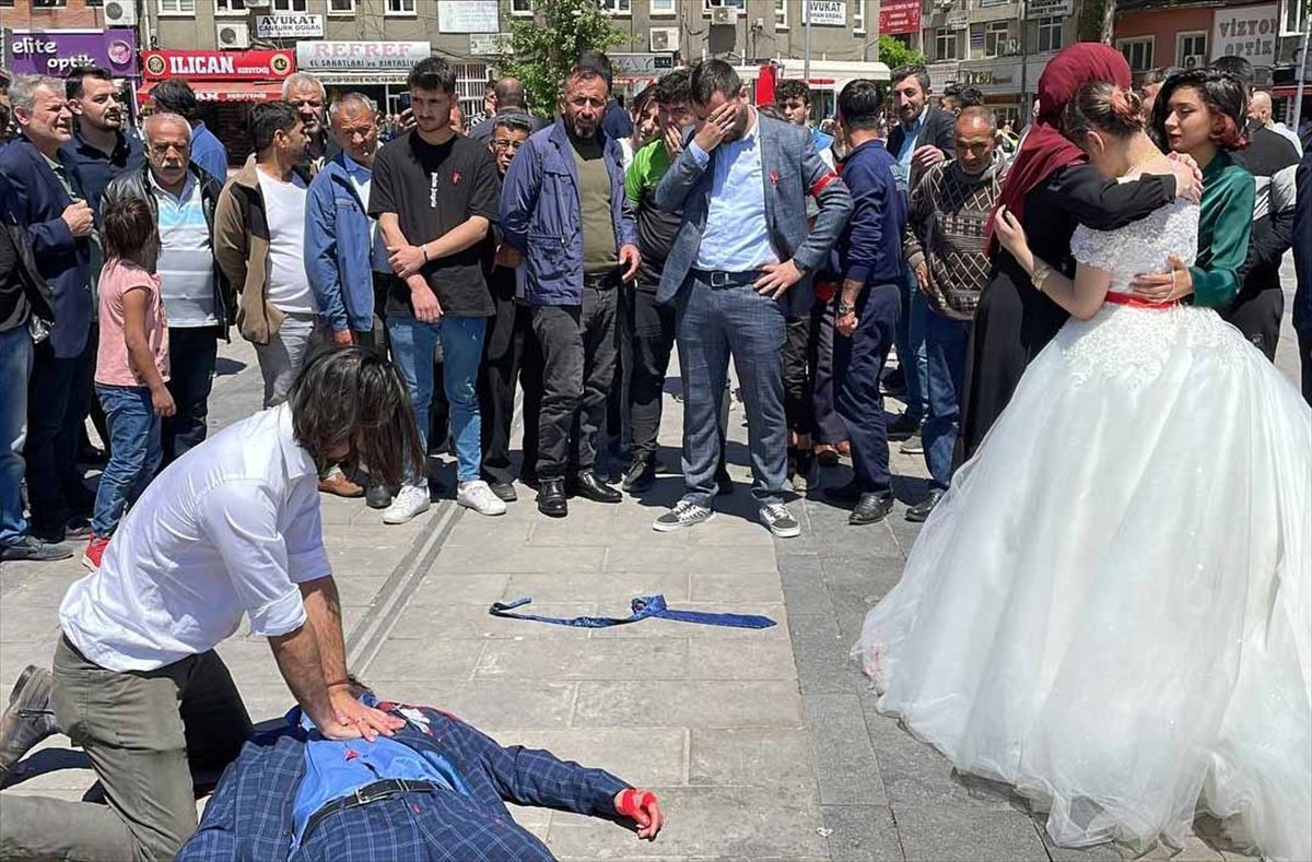 Kırıkkale’de Damat Meydanda Vuruldu 