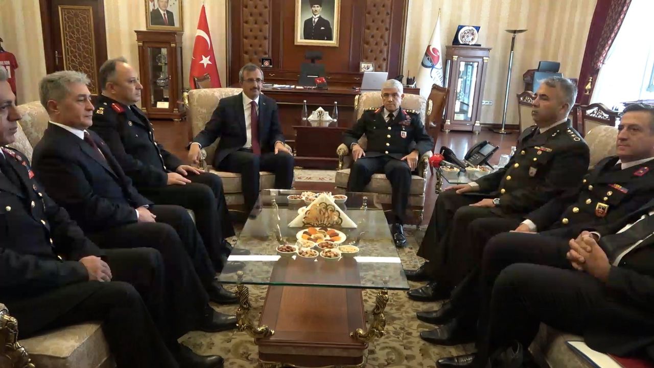 Jandarma Genel Komutanı Çetin Kırıkkale'de